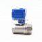 Reduced bore brass ss304 ADC9-24V CWX15N motorized ball valve female-female BSP DN25 DN32 CR01 CR02 CR05 DC5V electric valve
