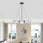 4 heads Modern LED Ring Pendant Lamp antique round  hanging light