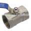 Bundor 316 DN50 ball valve PN16 One-piece ball valve For Water