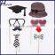 Fanny Photo Booth Props 76PCS DIY Kit for Wedding Birthdays Graduate Party Travel PFB0020