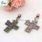 Orthodox antique cross pendant