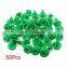 50Pcs Car Door Panel Trim Fasteners Plastic Green Clips for OEM 6503204