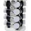 16 Jars Spice Rack Set with Rotationg Base Spice Rack Set