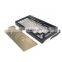 Custom blue mechanical keyboard aluminum case/CNC anodizing black keyboard case/Mechanical keyboard case custom service