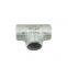 stainless steel pipe fitting ss 304 316L  forging welded tees with fast delivery