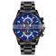 Luxury Brand Skmei 9250 Men Quartz Waterproof Stainless Steel Watch Business Wristwatch