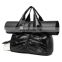 Large Capacity Outdoor Waterproof Nylon Men Women Sport Cylinder Gym Tote Shoulder Crossbody Travel Duffle Bag for Fitness
