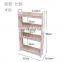 Wholesale products 4 layer customizable  plastic storage shelf rack with wheel