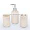 2022 Modern unique 3 piece black beauty hotel bathroom accessories set
