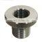 1/2-28 to 5/8-24 Stainless Steel Threaded Oil Filter Adapter