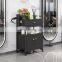 Hot Sale In Us Market Wood Design Cart Salon Cabinet Beauty Salon Trolley Made By White Board Material