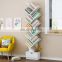 Multi-Tier Simple Modern Wooden Storage Bookcase Office floor Rack Shelving bamboo tree Book Shelf for home