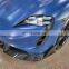 Runde Car Modification Carbon Fiber Front Lip Rear Lip Side Skirt Spoiler For Porsche Taycan Turbo Modify Mansory Style Body Kit