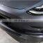 Runde Top Quality Front Shovel For 17-19 Tesla Model 3 Carbon Fiber Front Lip Spoiler