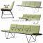 Curve plywood waiting chair airport seating H63A-3F-V for spain design