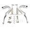 1967-1969 Cama-ro Trunk Hood Hinge Billet Trunk Lid Hinge Fits Cama-ro Anodized Silver Bonnet hinge for Muscle Car