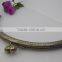 Housweety Metal Purse Bag Frame Kiss Clasp Lock Bronze Tone 25*10.5