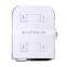 8+1 Core FTB FTTH 3 Inlet Fiber Acess Termination Box 1:8 PLC Black White Optical Fiber Access Box