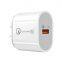 Best Selling 5V 2A QC 3.0 Fast Charger 1 USB Port US EU Plug Travel Wall Charger Adapter for Mobile Phone