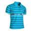 100% Polyester Polo Short Sleeves Zipper Up Shirt for Men