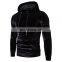 wholesale men hoodie drop shoulder velvet hip hop custom pullover men's cotton Velour hoodies