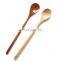 Solid Wood Kitchen Food Service Spoon Organic Long Handle Spoon Natural Organic Nordic Beech Spoon