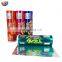 Custom printed heat sealing chips plastic starburst packaging roll film PE packaging