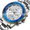 2022 NIBOSI Mens Fashion Casual Quartz Chronograph Watches Fashion Luminous Stainless Steel Band Wristwatches for Men Custom