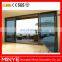 European Standard Triple Tracks Pvc Sliding Doors Three Tracks Glass Door