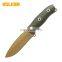 New High Quality Camping Knife G10 Handle Fixed Blade Knife Outdoor Camping and Combat Protection Knife