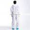 Disposable Non Woven Protective Safety Coverall With Hood Without Shoe Cover