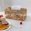 Hot Sale Handwoven Water Hyacinth Rectangular Tissue Box Cover Wicker Tissue Storage Box for Living Room Vietnam Manufacturer