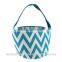 Fashion Concise Chevron Coloured Canvas Easter Bucket