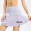 Hight Quality Custom Logo Women Tennis Sports Yoga Skirt Quick Dry With Shorts Mid-rise Mini Skirt Workout Running Fitness Wear