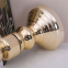 Wedding Table Centerpiece Decoration Clear And Gold Tall Trumpet Glass Vases