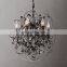 Custom Metal Crystal Candle Circular LED Chandelier For Living Room Hotel Bedroom Ceiling Home Decoration Lighting