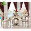 Hot Sale Wedding Table Simple Round shape design dining room table glass top restaurant dining table
