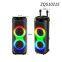 ZQS10215 super power 60W wireless 10-inch*2  deep bass OEM party speaker with colorful lights