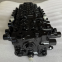 Pièces d'excavateur XCMG XE60D 65D, distributeur d'excavateur, valve multi-voie Hengli HVSE-12, ensemble de vanne de commande principale