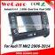 Wecaro android 4.4.4 touch screen car dvd player for audi tt navigation system 2006-2014