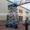 used in changing of street lights electric mobile scissor lift