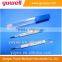 Glass thermometer flat type mercury clinical thermometer