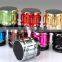 2016 Most Popular Mini Blue Speakers Wireless Metal Speakers Subwoofer