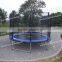 outdoor Round Jumping Trampoline with safety net