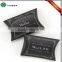 Matt Black pillow box hair extensions with custom design printed
