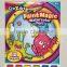 children magic water drawing book with cartoon designs color filling book