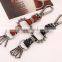 Promotion Customized Genuine Leather Keychain/Key chain With Gift