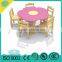 Funny Colorful 6 People Adjustable Kindergarten School Furniture