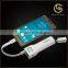 Trade assurance 2016 hot sale very light weight portable battery power bank 2000/2600mah with led light CE/RoHS/MSDS as gift