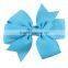 Hot-sales Baby 3 inch pinwheel bow hair Bow small Ribbon Bow Headbands 32 colors many colors girl Hair Bows cb-3633